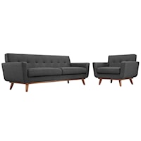Armchair and Sofa Set of 2