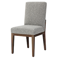 Casual Upholstered Side Dining Chair