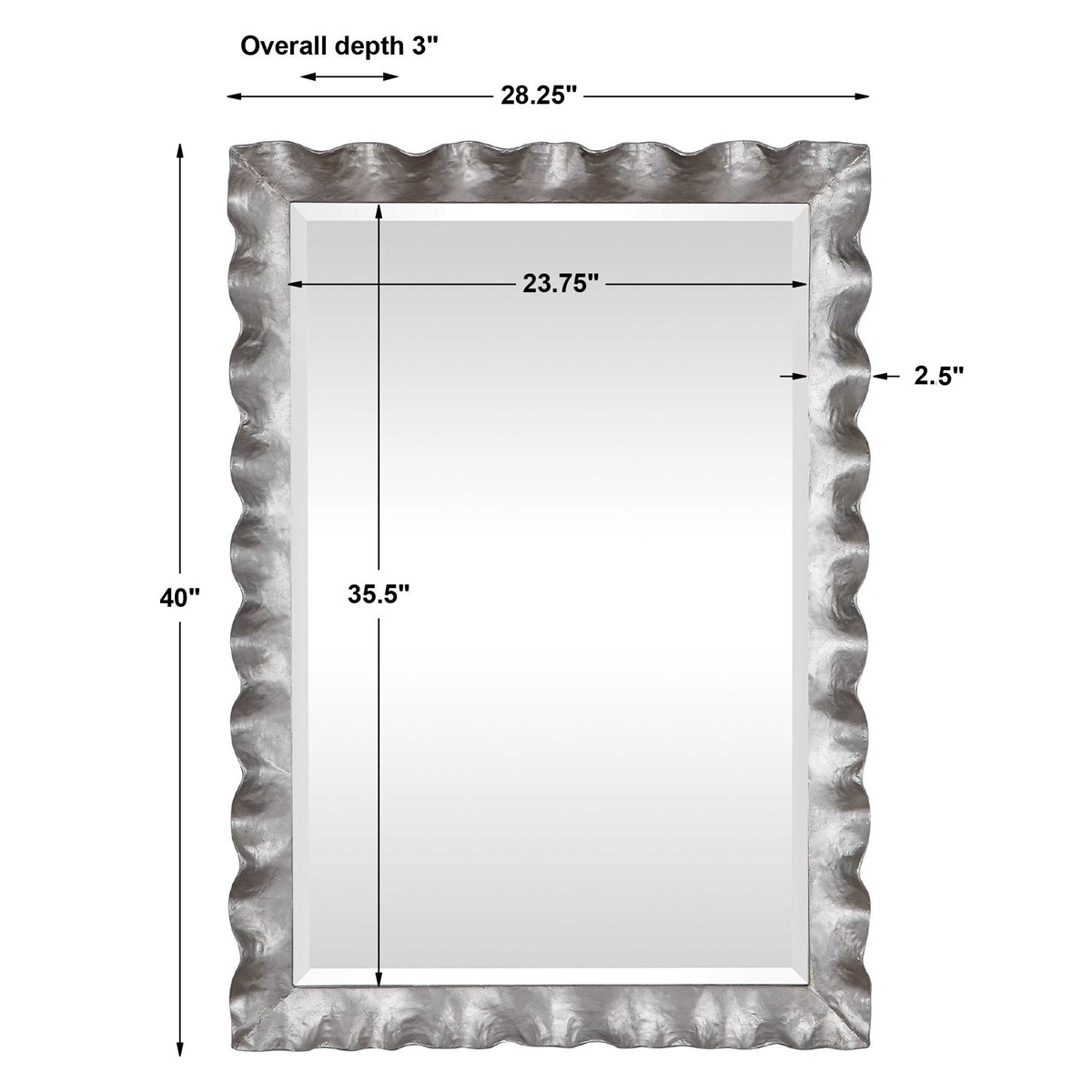 Uttermost Mirrors Haya Mirror