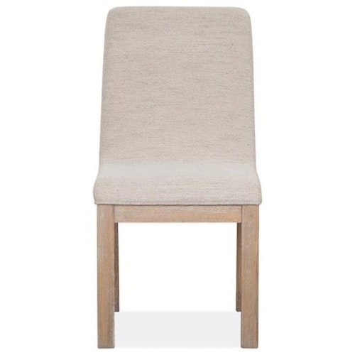 Rustic Upholstered Side Chair