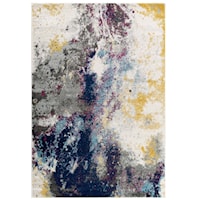 Adeline Contemporary Modern Abstract 8x10 Area Rug
