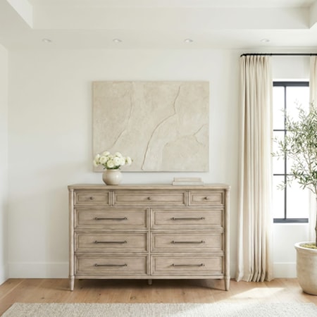 Nine-Drawer Dresser