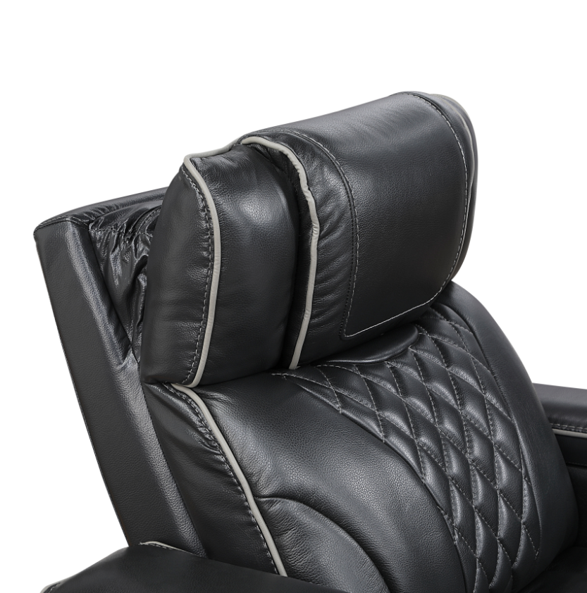 Homelegance 8449 Power Recliner with Massage and Heat