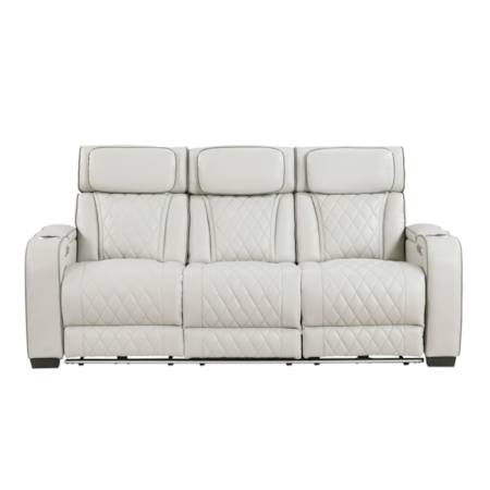 Dual Power Reclining Sofa