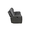 New Classic Linton Leather Sofa W/Dual Recliner