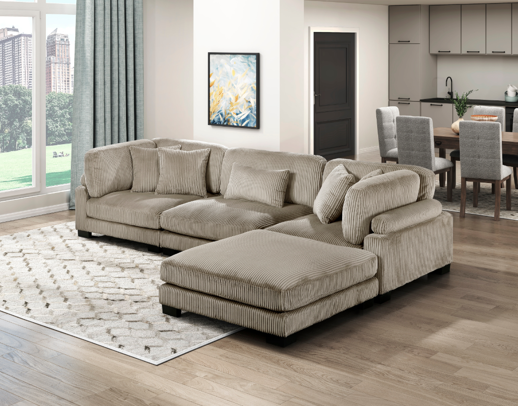 Homelegance Traverse 4-Piece Sectional Sofa