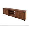 International Furniture Direct Parota 93" 4-Door TV Stand