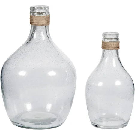 Marcin Clear Glass Vase Set
