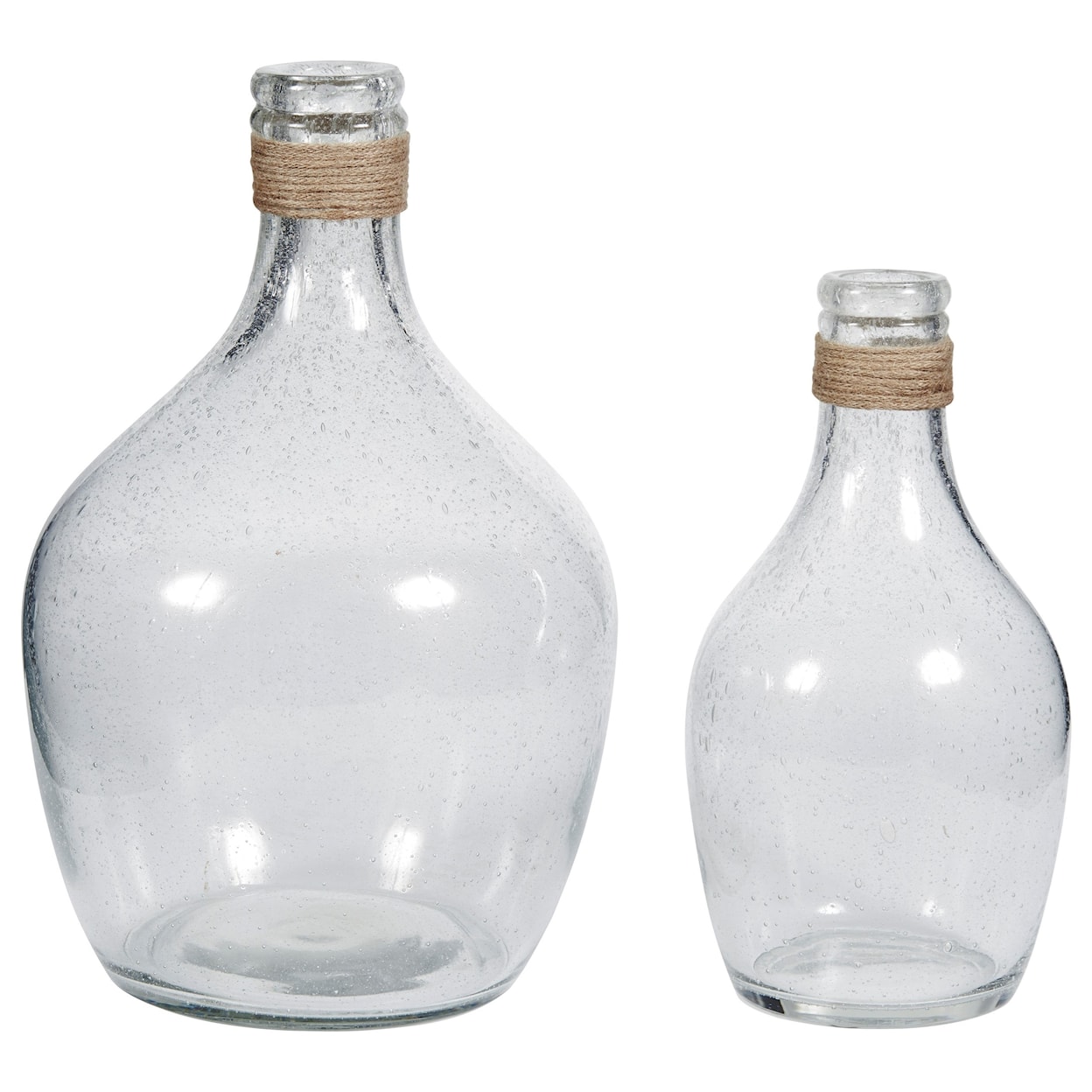 Ashley Signature Design Accents Marcin Clear Glass Vase Set