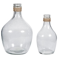 Marcin Clear Glass Vase Set