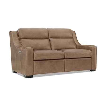 Genuine Leather Power Reclining Loveseat