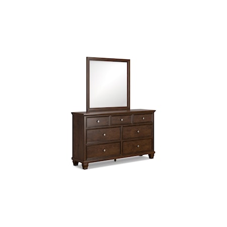 Dresser and Mirror