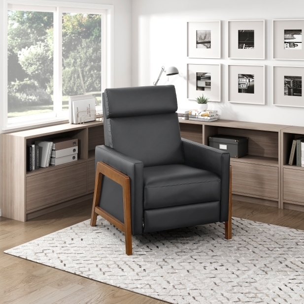 Homelegance Verve Faux-Leather Push-Back Recliner