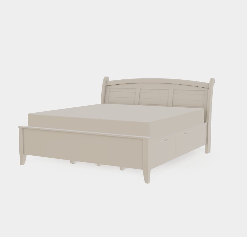 Mavin Tribeca King Arched Both Drawerside Bed