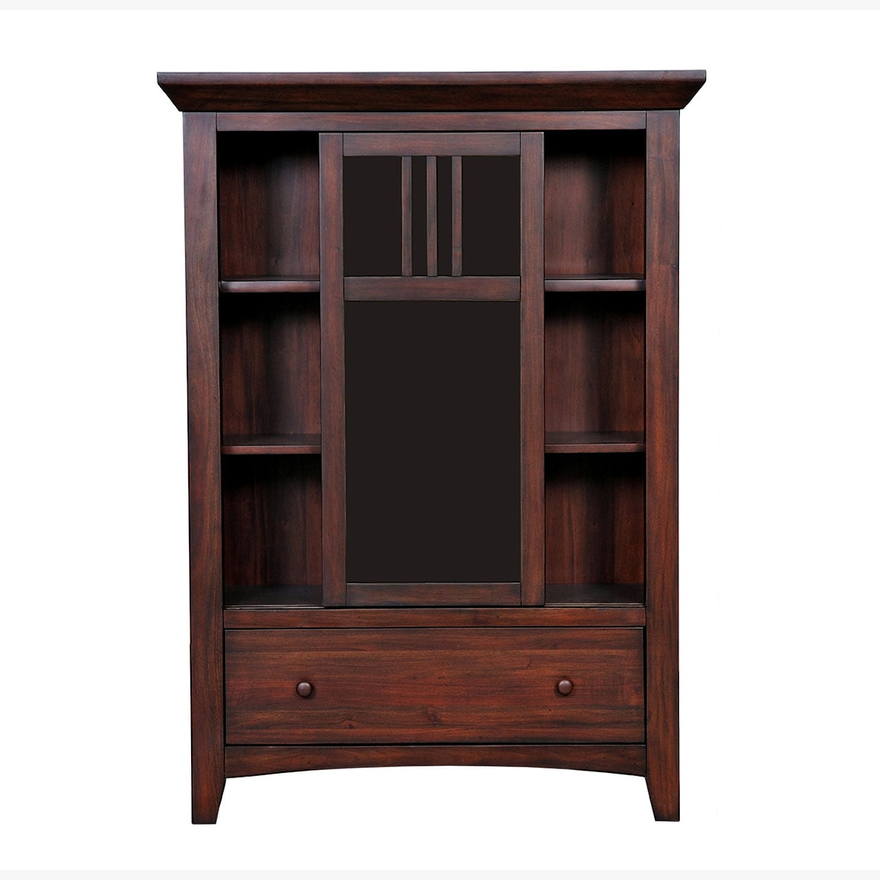 Napa Furniture Design Mahogany Expression Cabinet with Sliding Door