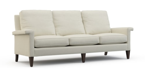 Transitional Sofa with Key Arms