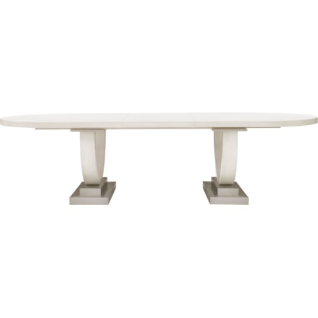 Double Pedestal Dining Table