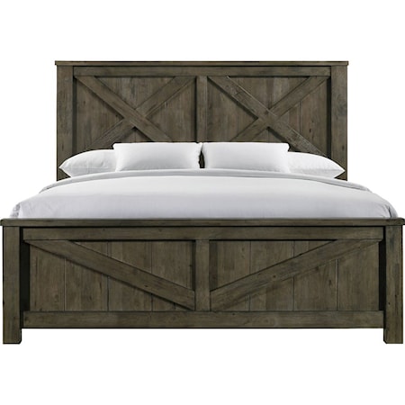 King Panel Bed 