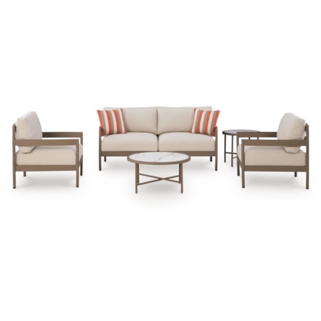 Outdoor Love/Chairs/Tables Set