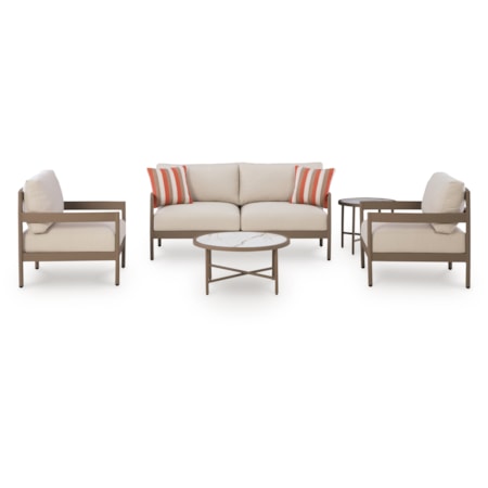 Outdoor Love/Chairs/Tables Set