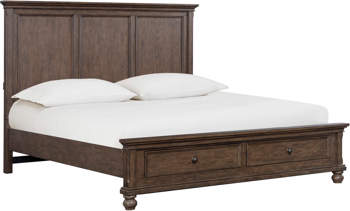 Queen Storage Panel Bed