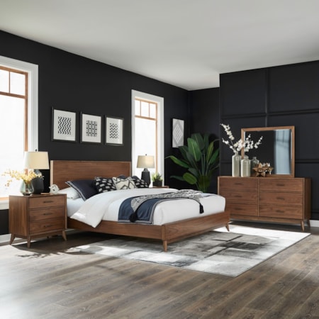 Queen Platform Bed Set