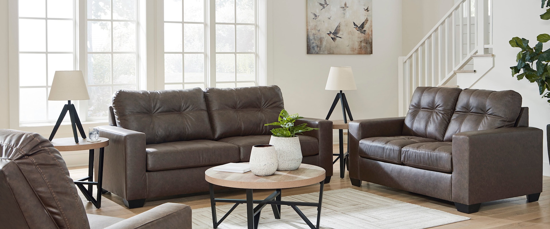 Sofa, Loveseat And Recliner