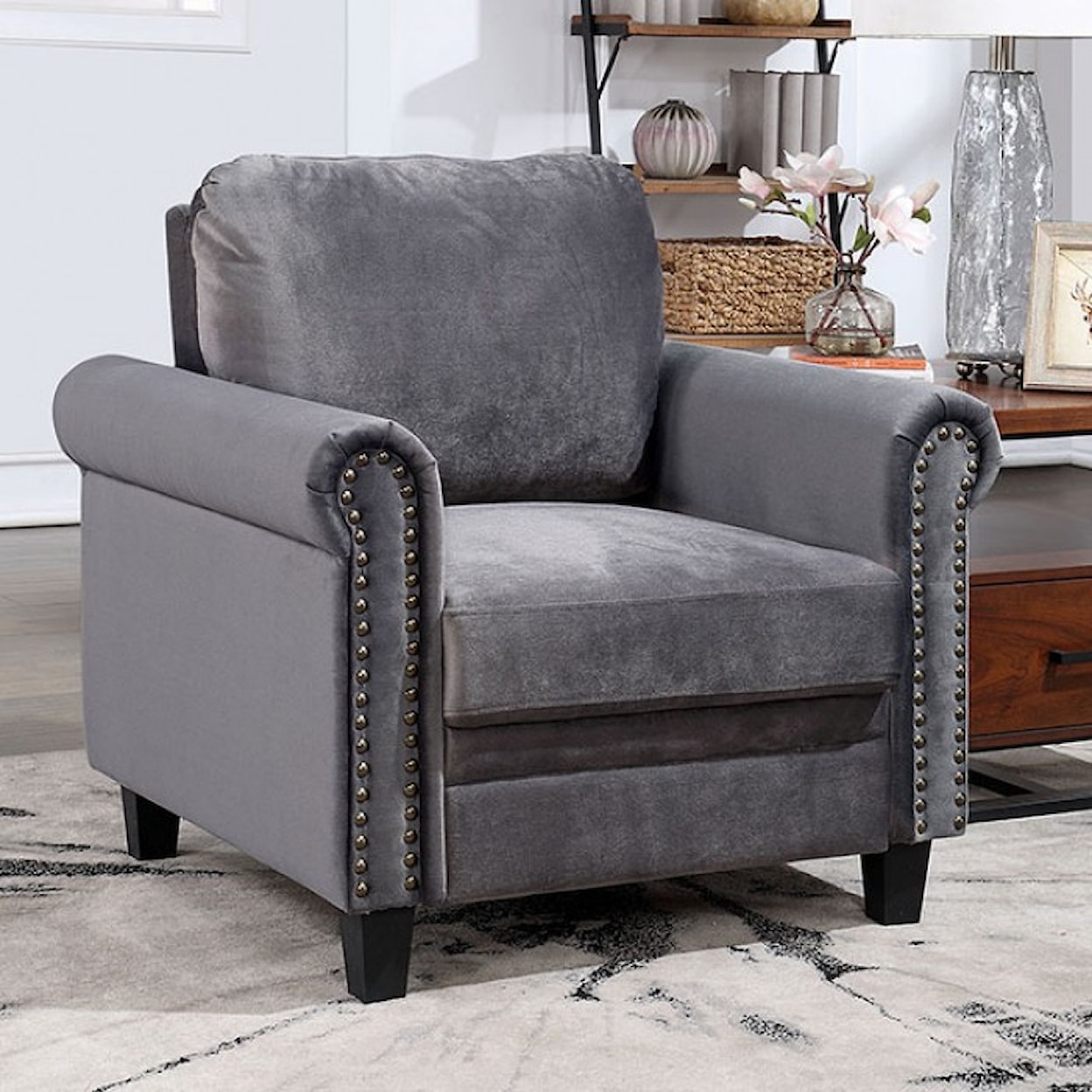 Furniture of America Noranda Accent Chair 