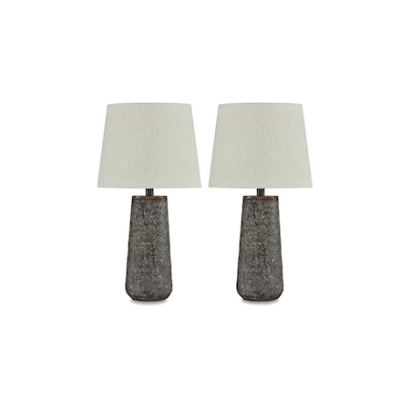 Metal Table Lamp (Set of 2)