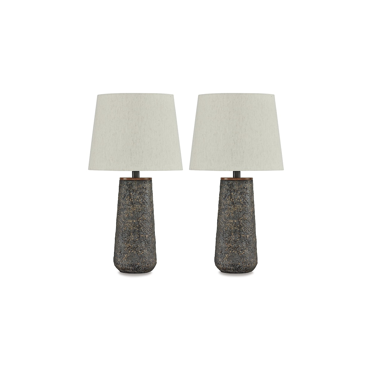 Signature Design by Ashley Chaston Metal Table Lamp (Set of 2)