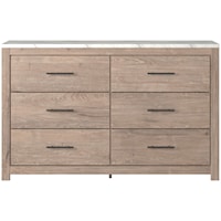Dresser with Faux Marble Top