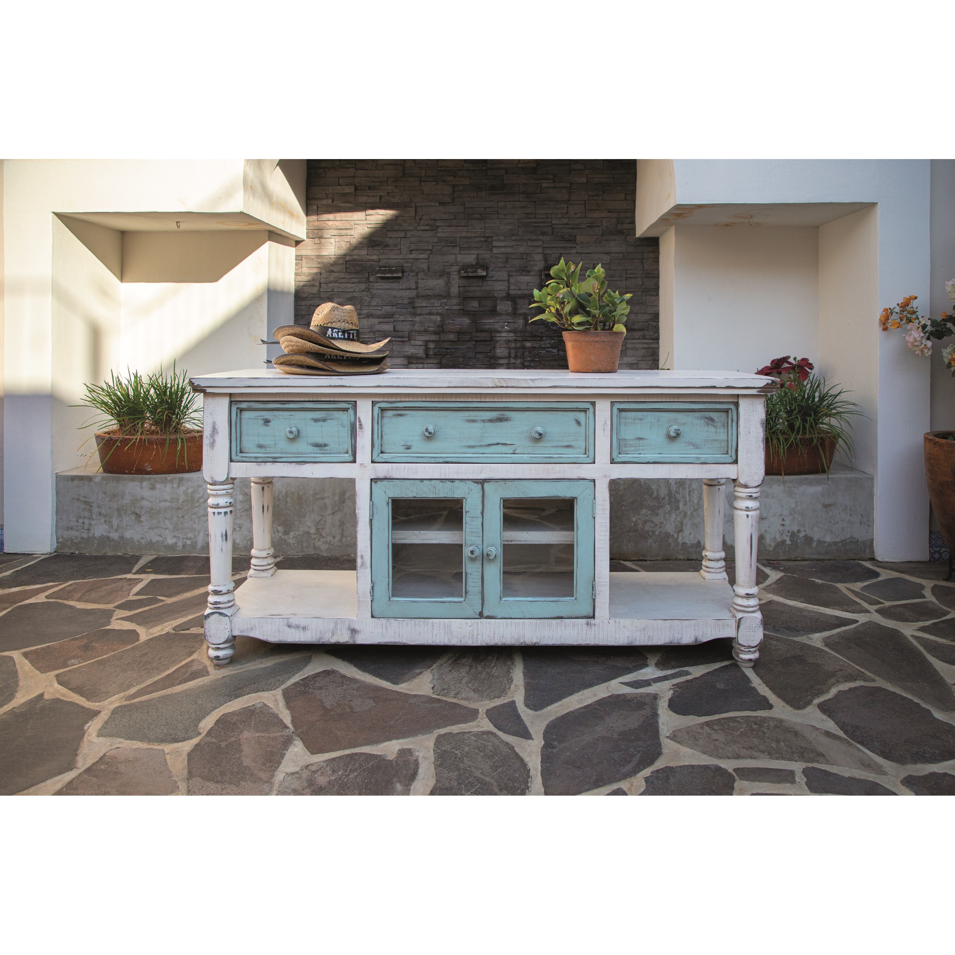 Uprooted Aruba 3-Drawer 70" TV Stand