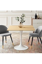 Modway Lippa 60" Oval Dining Table