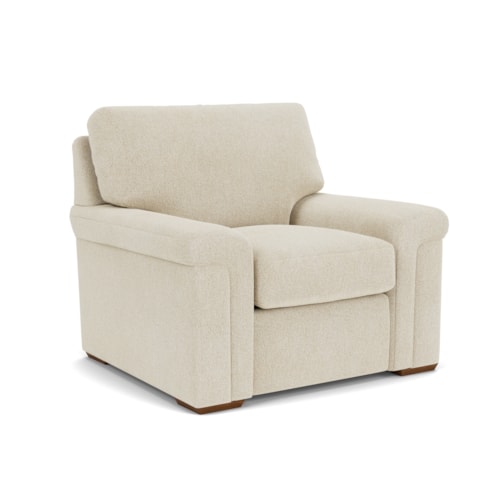 Casual Chair with Pillow Arms