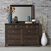 Liberty Furniture Saddlebrook 9-Drawer Dresser