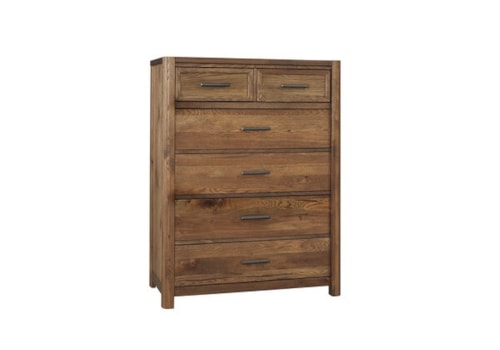Rustic 5-Drawer Chest of Drawers