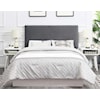 Prime Bergen Queen Headboard, Gray Velvet