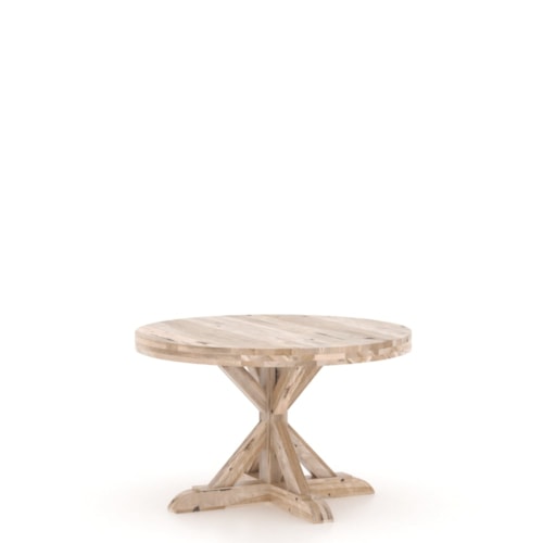 Rustic Customizable Round Dining Table