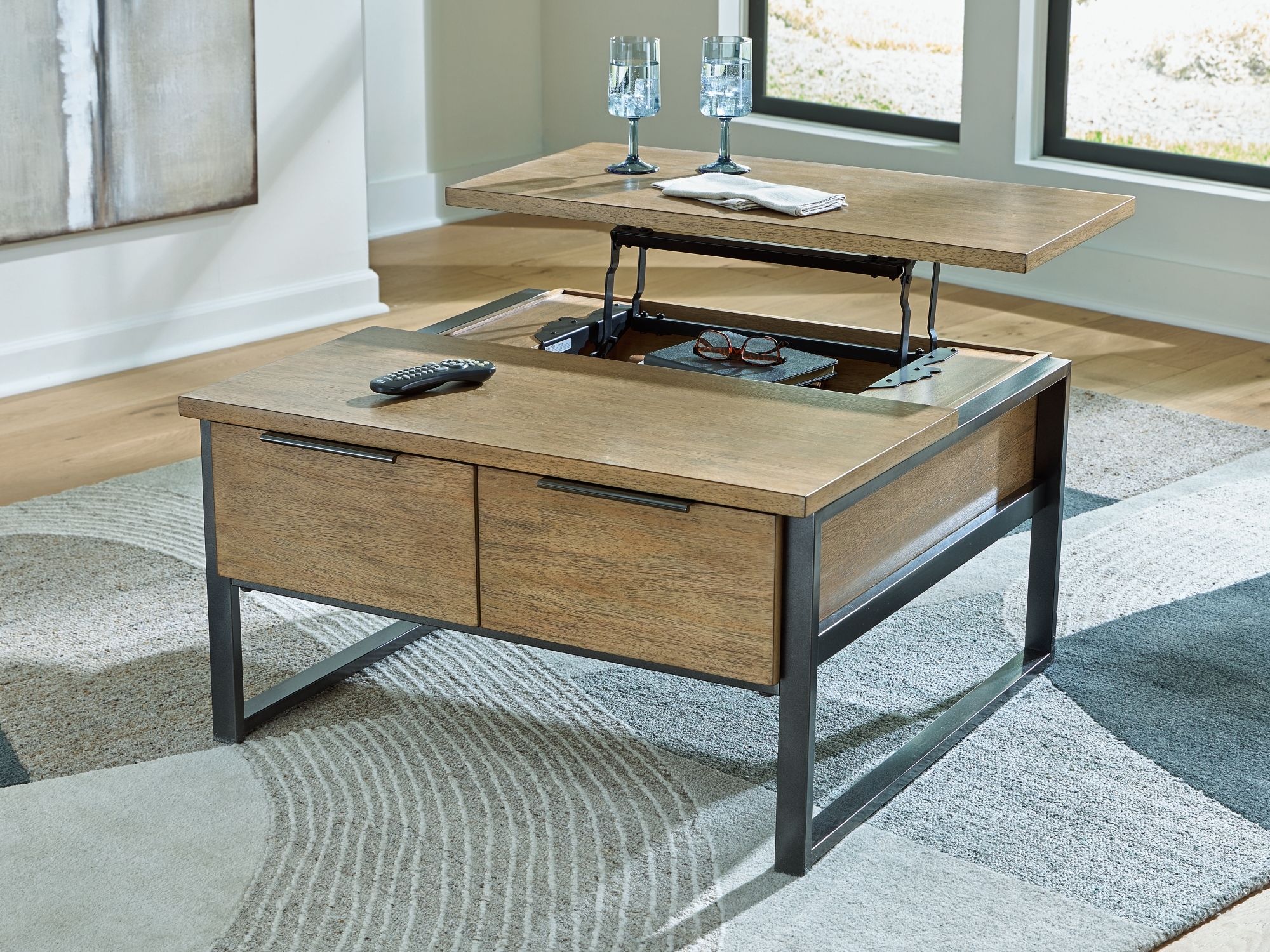 Signature Design by Ashley Montia Lift-Top Coffee Table