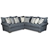 Craftmaster 701650 4-Seat Sectional Sofa w/ LAF Loveseat