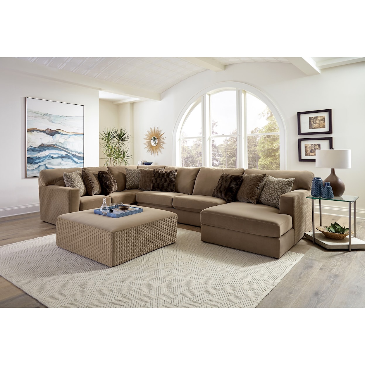 Jackson Furniture 3301 Carlsbad 3-Piece U-Shape Sectional