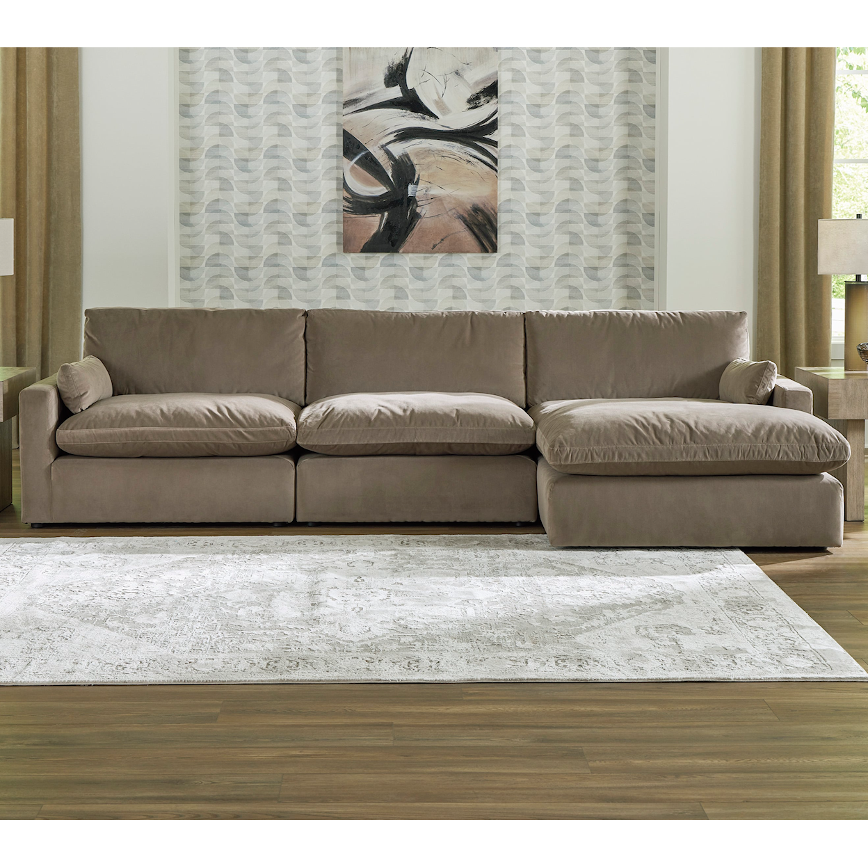Signature Design by Ashley Furniture Sophie 3-Piece Sectional Sofa Chaise