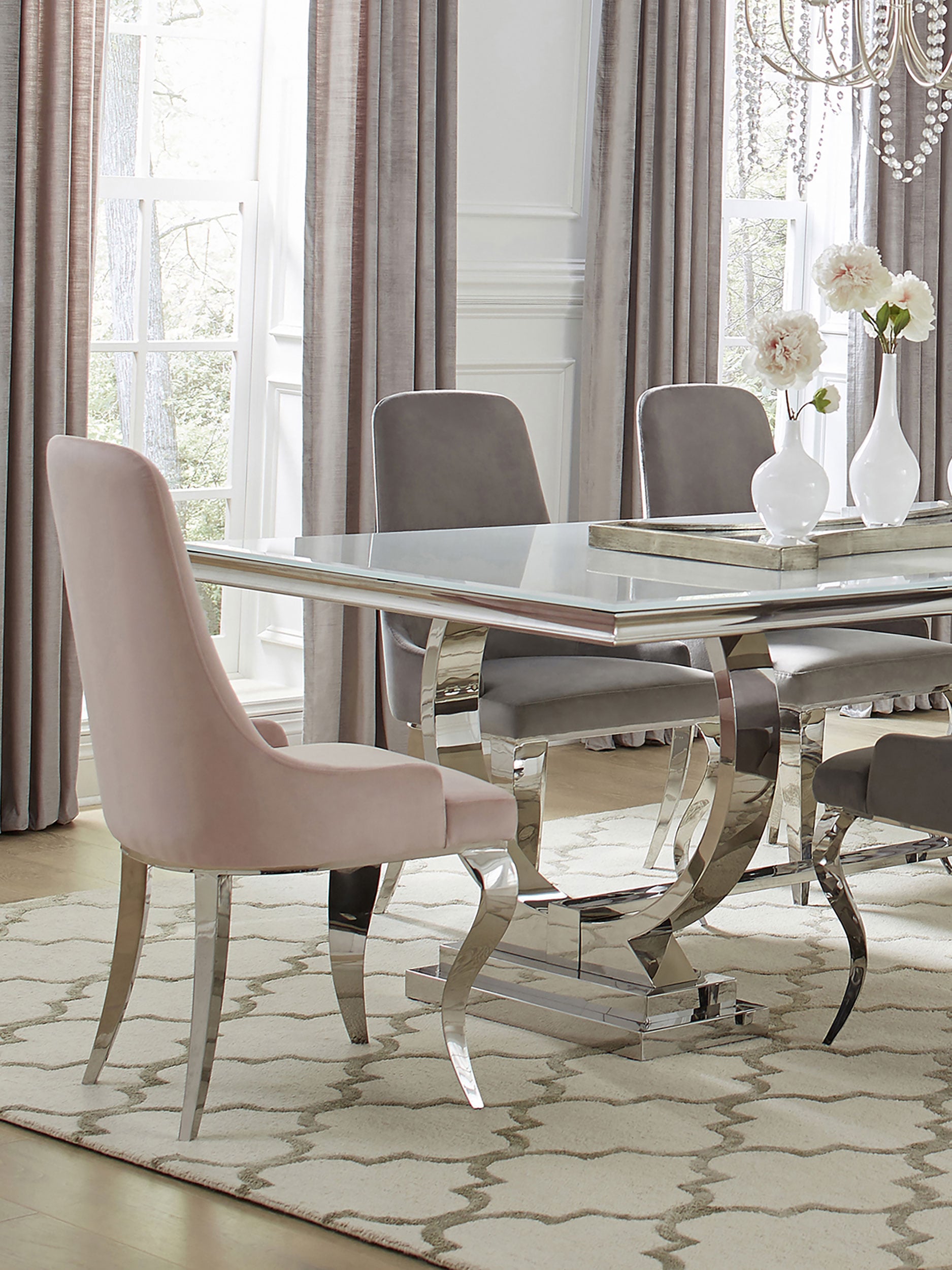 Velvet Dining Side Chair