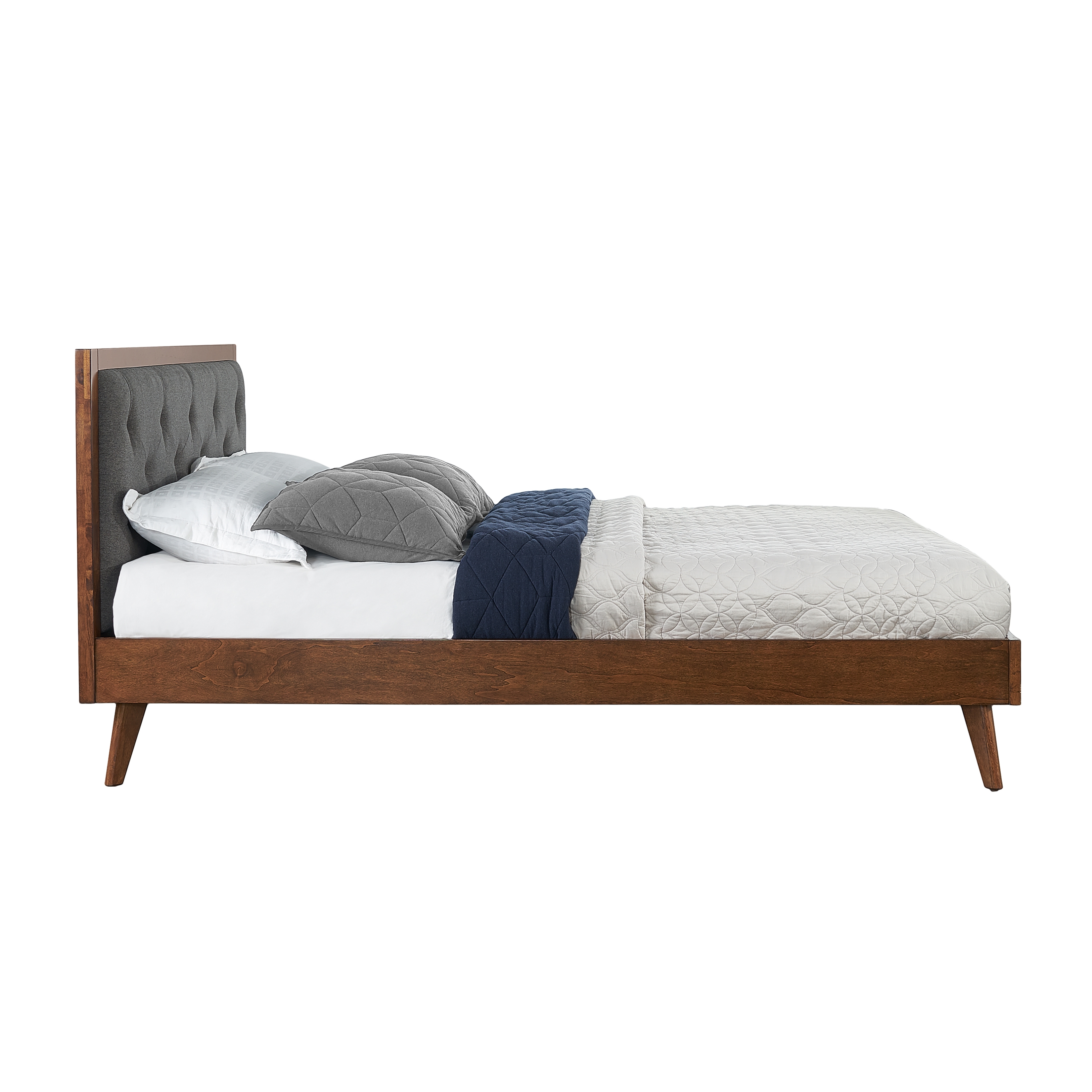 Queen Upholstered Platform Bed