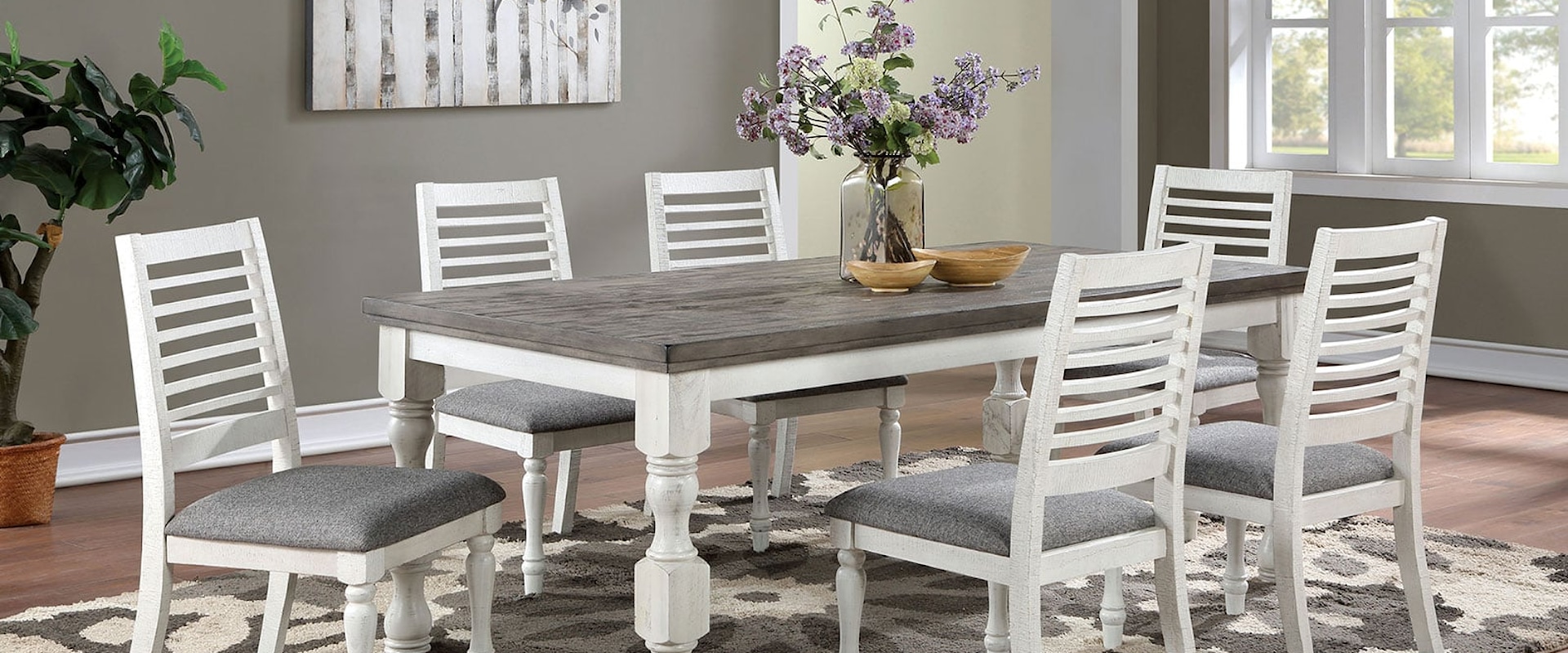 7 Pc. Dining Table Set