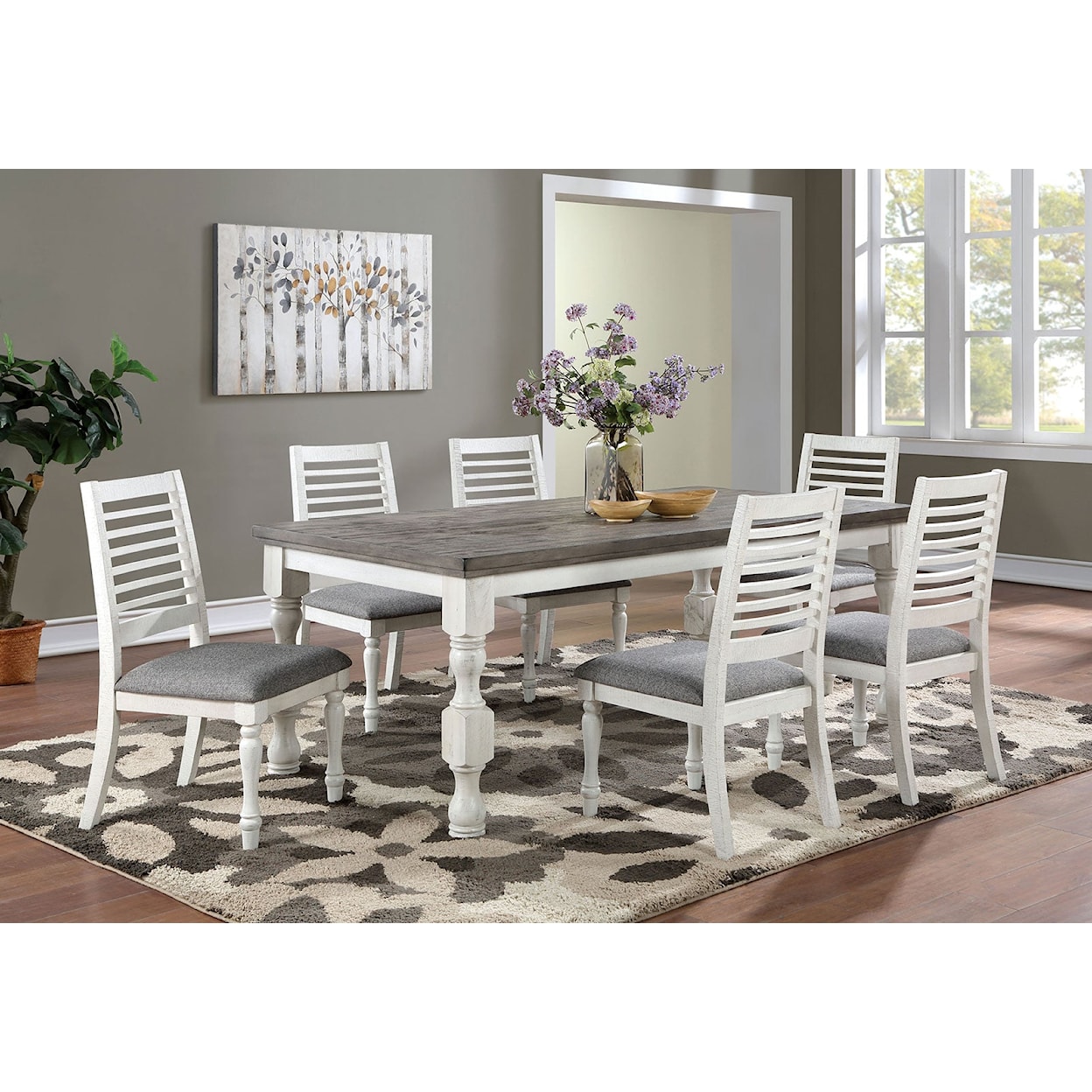 Furniture of America Calabria Dining Table