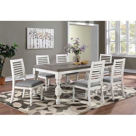 7 Pc. Dining Table Set