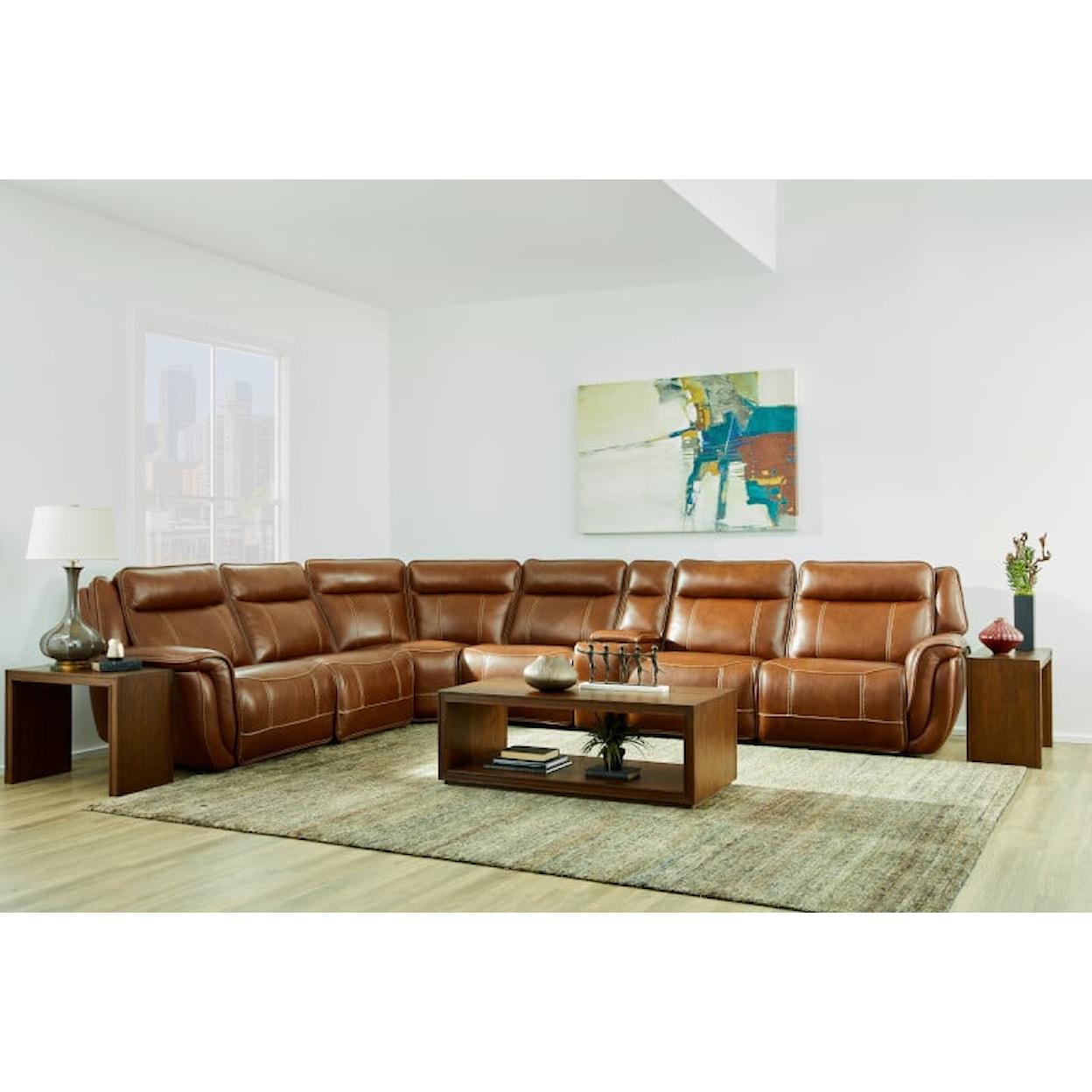 Flexsteel Swift Power Reclining Sectional