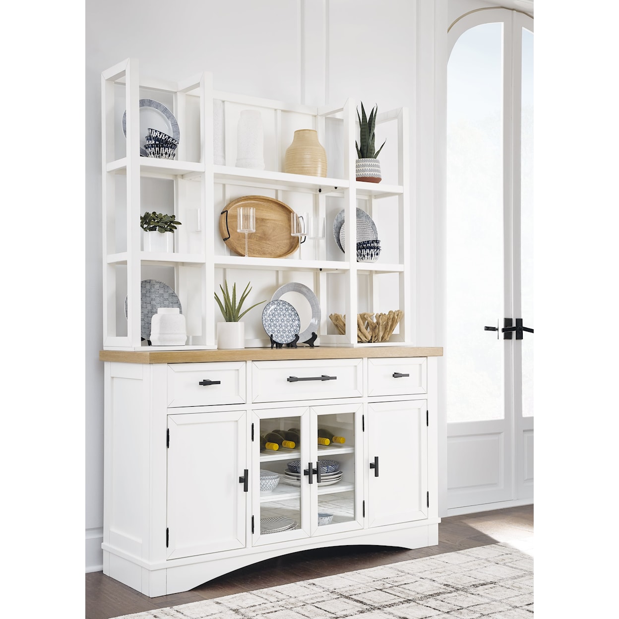 Signature Design by Ashley Furniture Ashbryn Dining Server and Hutch