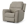 Flexsteel Aarons Power Headrest & Lumbar Recliner